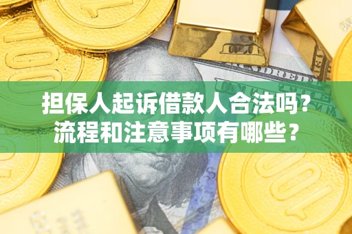 北京担保人起诉借款人合法吗？流程和注意事项有哪些？