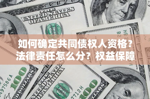 北京如何确定共同债权人资格？法律责任怎么分？权益保障技巧揭秘！