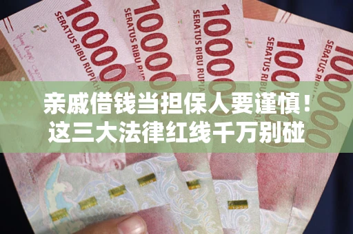 北京亲戚借钱当担保人要谨慎！这三大法律红线千万别碰