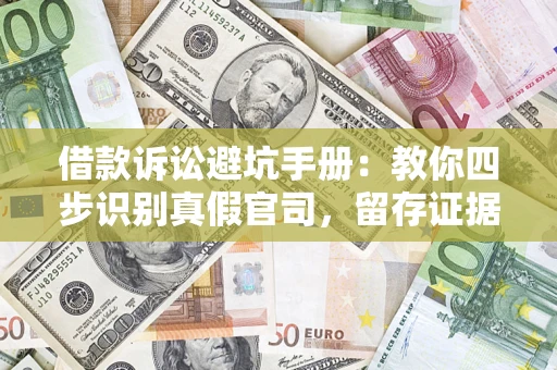 北京借款诉讼避坑手册：教你四步识别真假官司，留存证据不踩雷