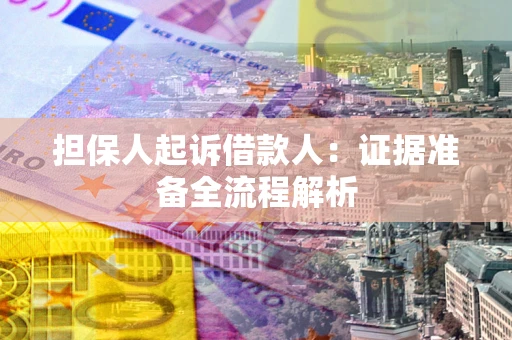 北京担保人起诉借款人：证据准备全流程解析